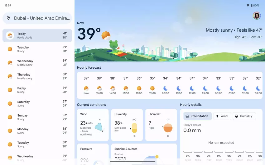 Google fügt der Wetterkarte in den Suchergebnissen Informationen zur Luftqualität hinzu