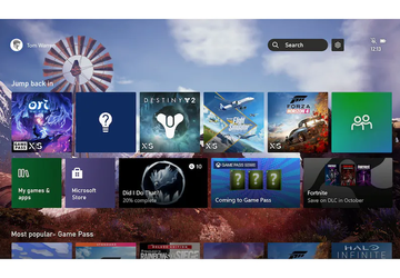 Eine große Werbung für Game Pass: ...