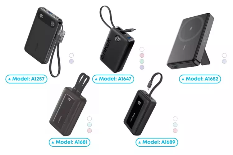 Anker ruft fünf weitere Power Banks ...