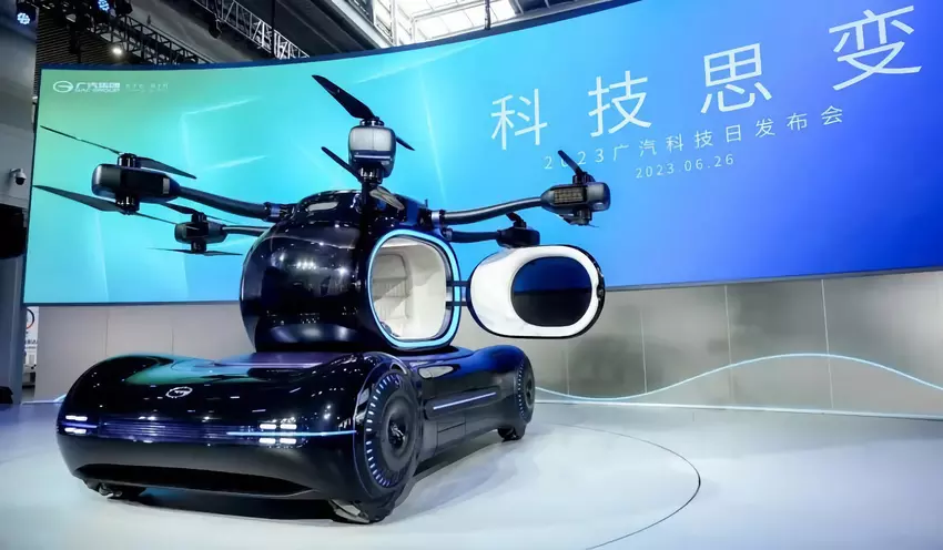 GAC stellt GOVE vor: eine fliegende Kapsel mit Senkrechtstarter, die sich in ein Elektrofahrzeug verwandeln kann