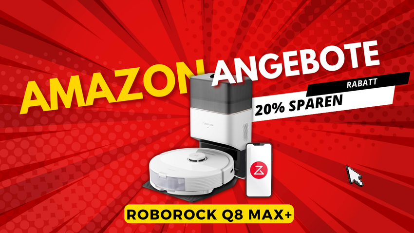 Roborock Q8 Max+ Saugroboter – Sparen Sie jetzt 90€!