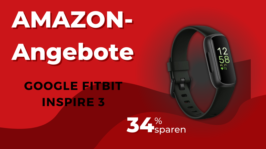 Fitbit Inspire 3 Fitness-Tracker – Jetzt über 34€ Rabatt bei Amazon!