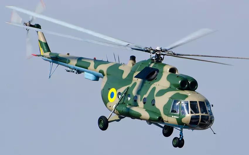 Das ukrainische Militär traf die Positionen der Invasoren mit C13-Raketen aus modifizierten Mi-8MSB-V-Hubschraubern