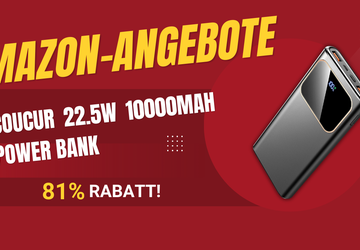 Coucur 22.5W Power Bank: Schnellladen zum ...
