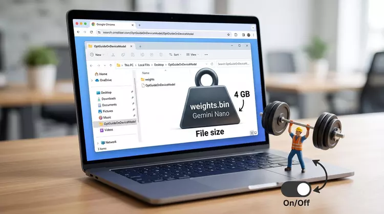 Chrome 147 lädt heimlich 4 GB ...