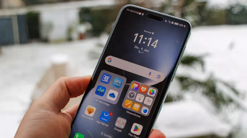 Ausschnitt auf dem Magic7 Pro-Display. Illustration: Notebookcheck