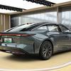 Stromlinienförmige Karosserieform des Toyota bZ7