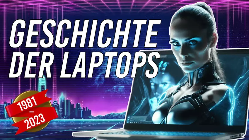 Die Geschichte des Notebooks: vom 10 kg schweren Ungetüm zum Touchscreen (Unser video)