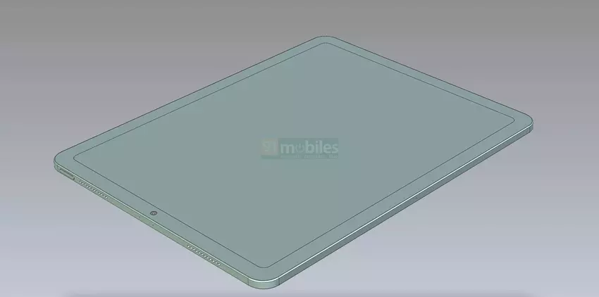 Touch ID, USB-C-Anschluss und großer Bildschirm: 12,9-Zoll-iPad Air auf CAD-Renderings zu sehen