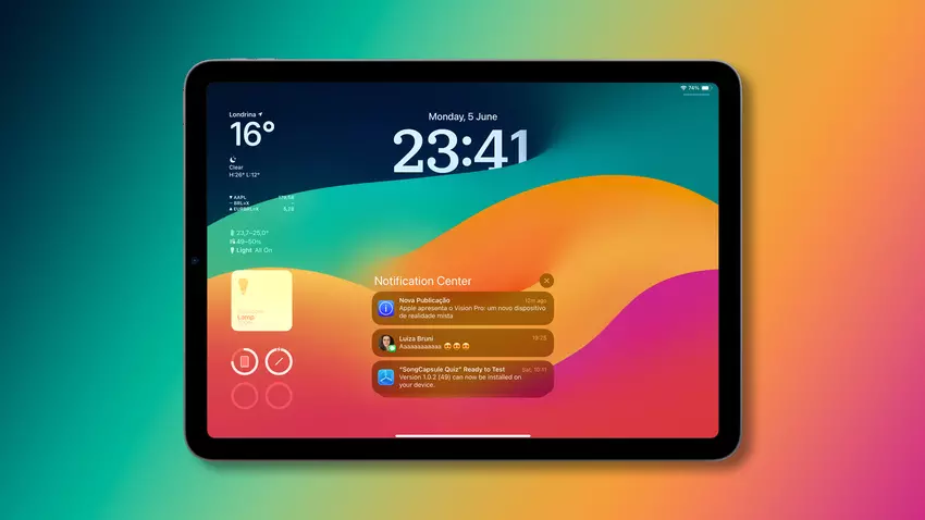 Apple hat iPadOS 17 mit einem neuen Sperrbildschirm, interaktiven Widgets und einer Health-App veröffentlicht
