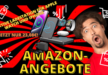 AOWIN 3-in-1 Induktive Ladestation: Apple-Zubehör mit ...