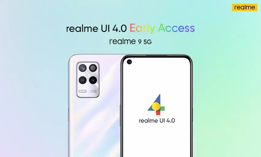 realme kündigt Android 13 Testprogramm mit realme UI 4.0 für realme 9 5G an