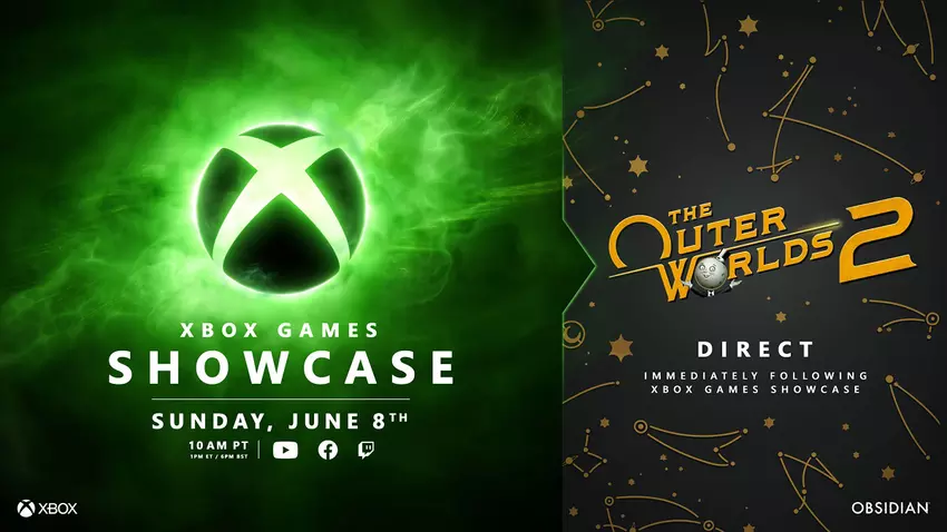 Microsoft wird am 8. Juni einen Xbox Games Showcase und eine separate Veranstaltung zu The Outer Worlds 2 abhalten.
