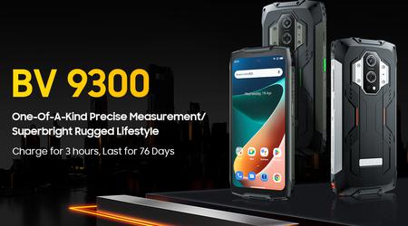 Blackview BV9300 - 15.080mAh, 21GB RAM, Laser-Entfernungsmesser und robustes Gehäuse für $220
