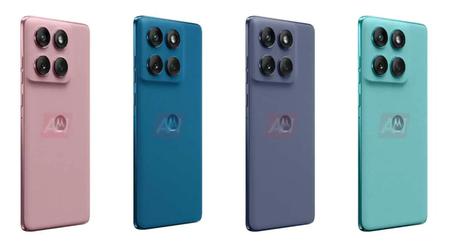 Motorola Edge 60 Fusion wurde vor der Ankündigung in Renderings gezeigt: alle vier Farben