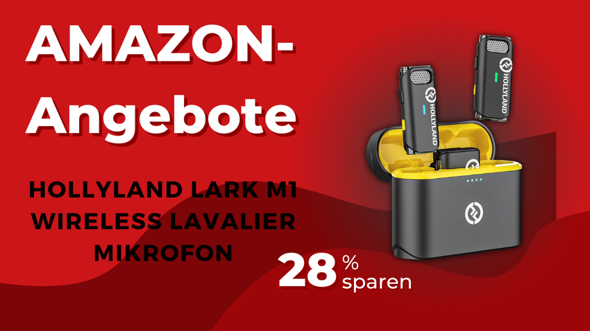 Hollyland Lark M1 Drahtlos Lavalier Mikrofon – Jetzt 34€ reduziert!