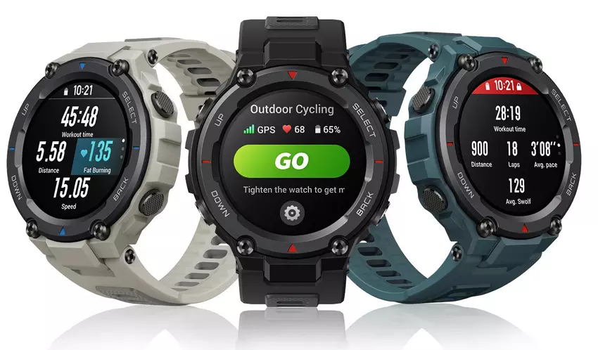 Amazfit T-Rex Pro mit einem robusten Gehäuse, SpO2-Sensor und bis zu 18 Tagen Akkulaufzeit ist auf Amazon für $20 Rabatt erhältlich