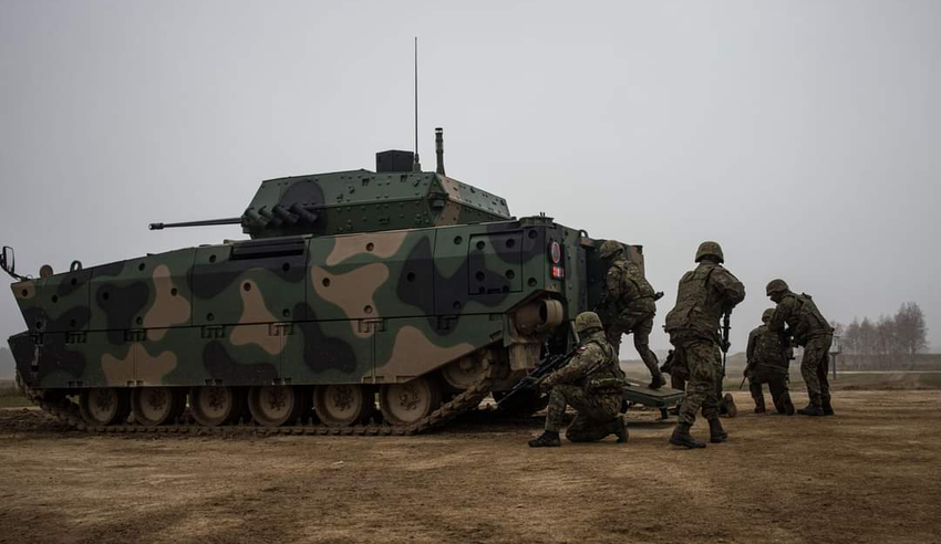 Borsuk-Schützenpanzer in der Erprobung. 2022. Illustration: Michał Niwicz