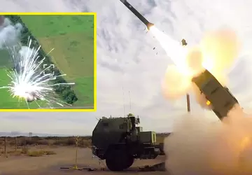 Die SHARK-Drohne unterstützte das HIMARS-Raketensystem bei ...