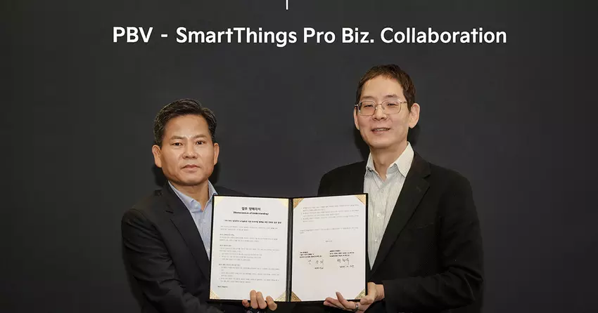 Kia und Samsung vereinbaren die Integration von SmartThings Pro in Kia PBVs