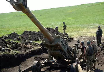 Die VSU zeigte, wie sie einen ...