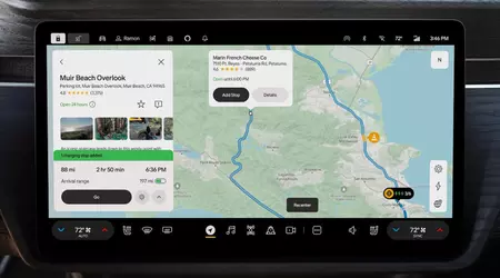 Rivian hat Google Maps in seine Elektroautos integriert