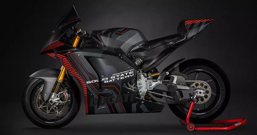 Ducati ist die erste Volkswagen-Gruppe, die ein Modell mit einer Festkörperbatterie einführt