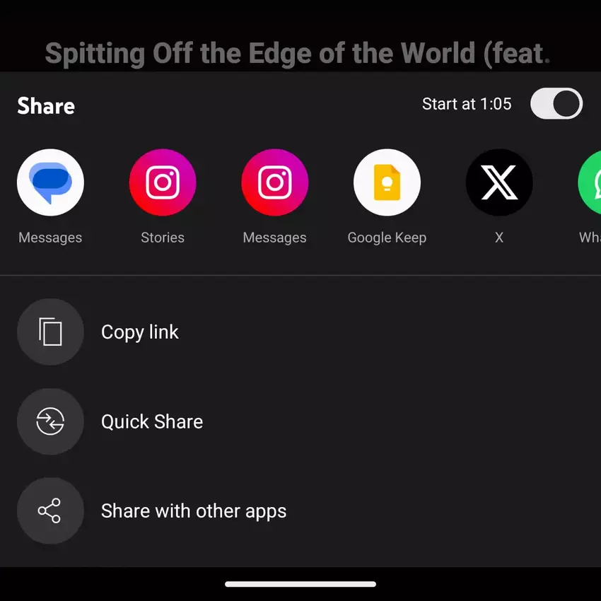 Demonstrieren Sie, wie man Zeitstempel in YouTube Music aufteilt