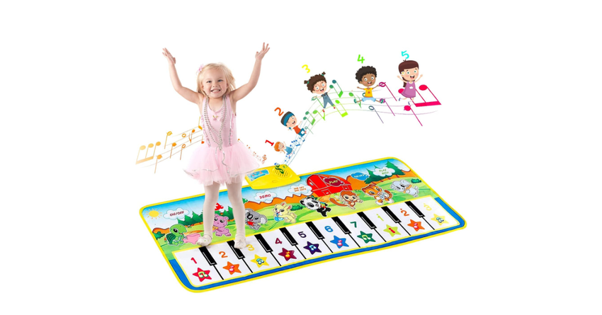 EXTSUD Piano Mat tanzbodenmatten für kinder