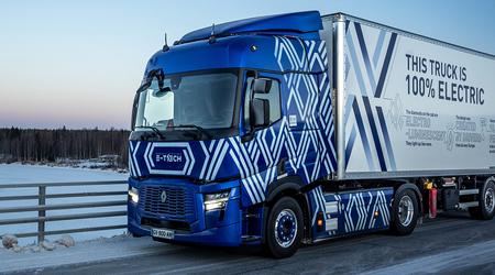 Die Roadshow fand bei Temperaturen von bis zu -19°C statt: Der Elektro-Lkw Renault Trucks Diamond Echo legte 23.000 Kilometer durch Europa zurück
