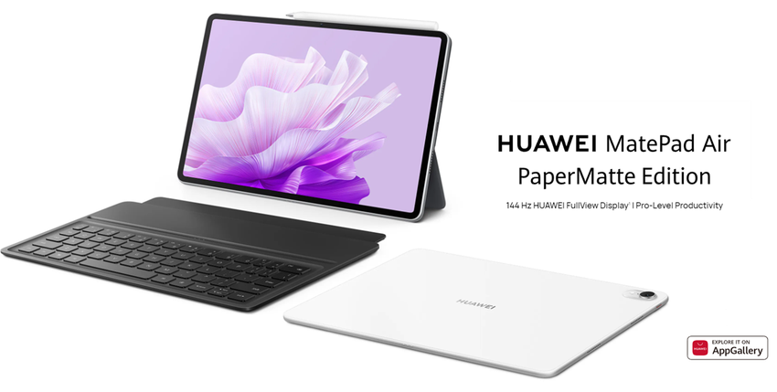Huawei MatePad Air PaperMatte Edition - Snapdragon 888, 144Hz 2.8K IPS-Display und M-Pencil 2 Unterstützung für €649