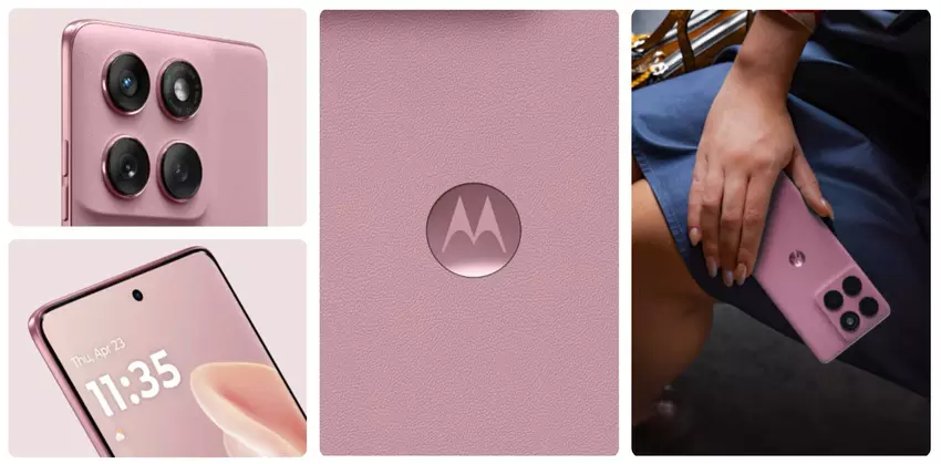 Neue Fotos des Motorola Edge 60 Fusion zeigen Pantone-Design und -Farben