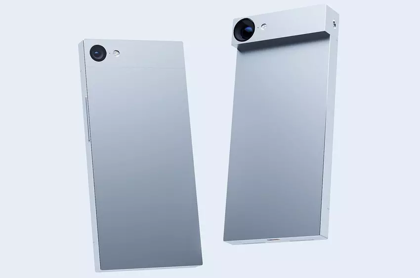 Dieses modulare Telefon hat eine abnehmbare Rückseite, um bei Bedarf Gewicht zu sparen