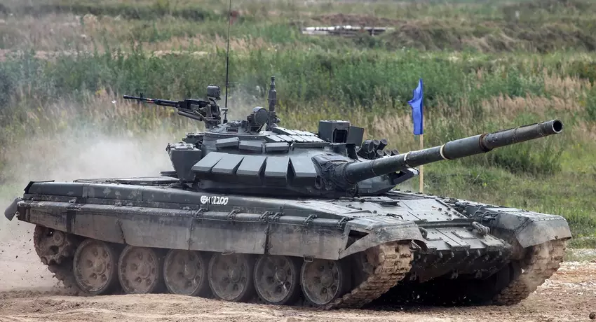 Der 3 Millionen Dollar teure modernisierte russische T-72B3-Panzer des Modells 2022 verwendet ein Sosna-U-Wärmebildvisier mit einer Matrix des französischen Unternehmens Thales