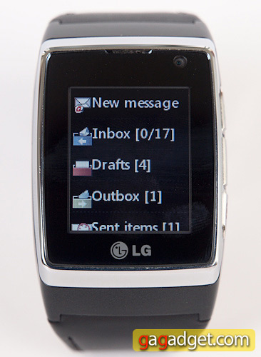 Ein Gast aus der Zukunft. LG Watch Phone GD910 Testbericht-13 lg_gd910_nachrichten.jpg