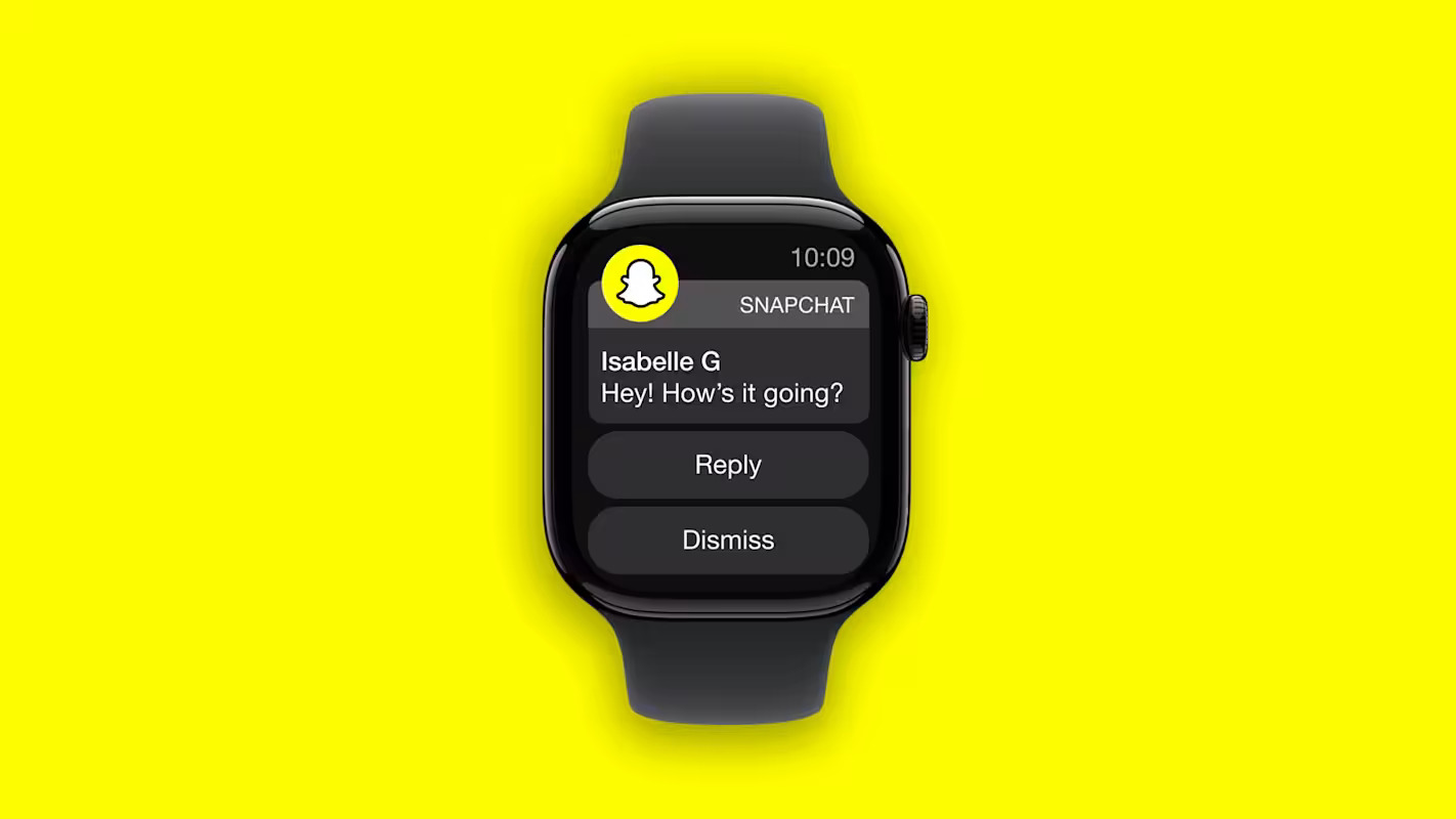 Apple Watch unterstützt jetzt Antworten auf Snapchat-Nachrichten Snapchat am Handgelenk: Jetzt sind Antworten von der Apple Watch verfügbar