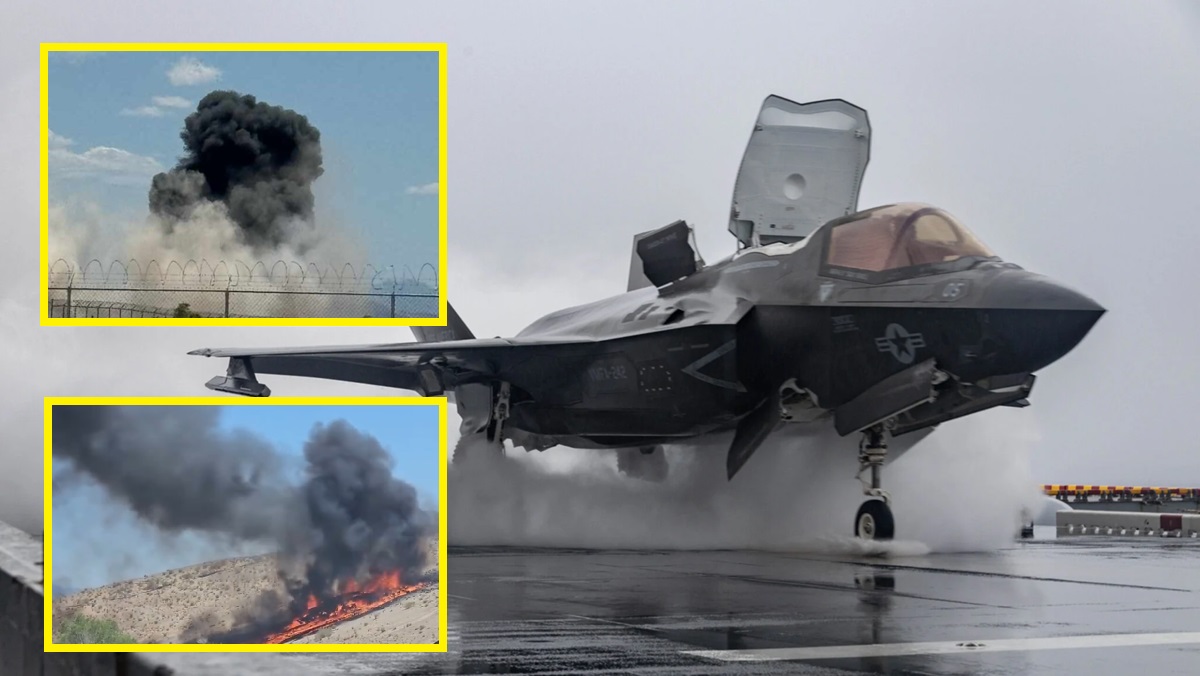 F-35B Lightning II Testflugzeug in den USA abgestürzt - Pilot mit schweren Verletzungen ins Krankenhaus gebracht F-35B Lightning II Testflugzeug in den USA abgestürzt - Pilot mit schweren Verletzungen ins Krankenhaus gebracht