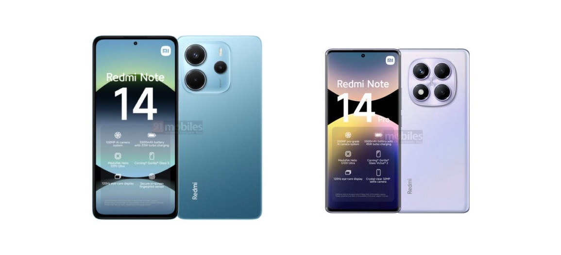 Die offiziellen Renderings des Redmi Note 14 4G und seiner Pro-Version sind atemberaubend Ein Blick in die Zukunft: Renderings des neuen Redmi Note 14 4G und Redmi Note 14 Pro 4G