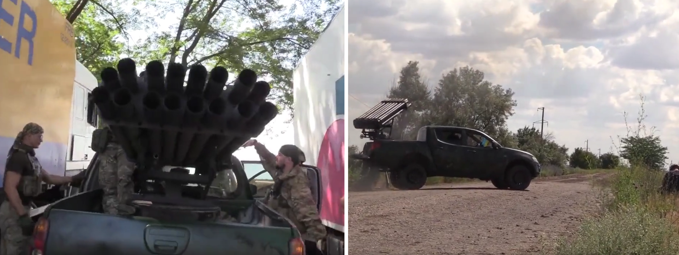 Veröffentlichte ein neues Video des Mitsubishi L200 mit einem Werfer aus einem abgestürzten Hubschrauber