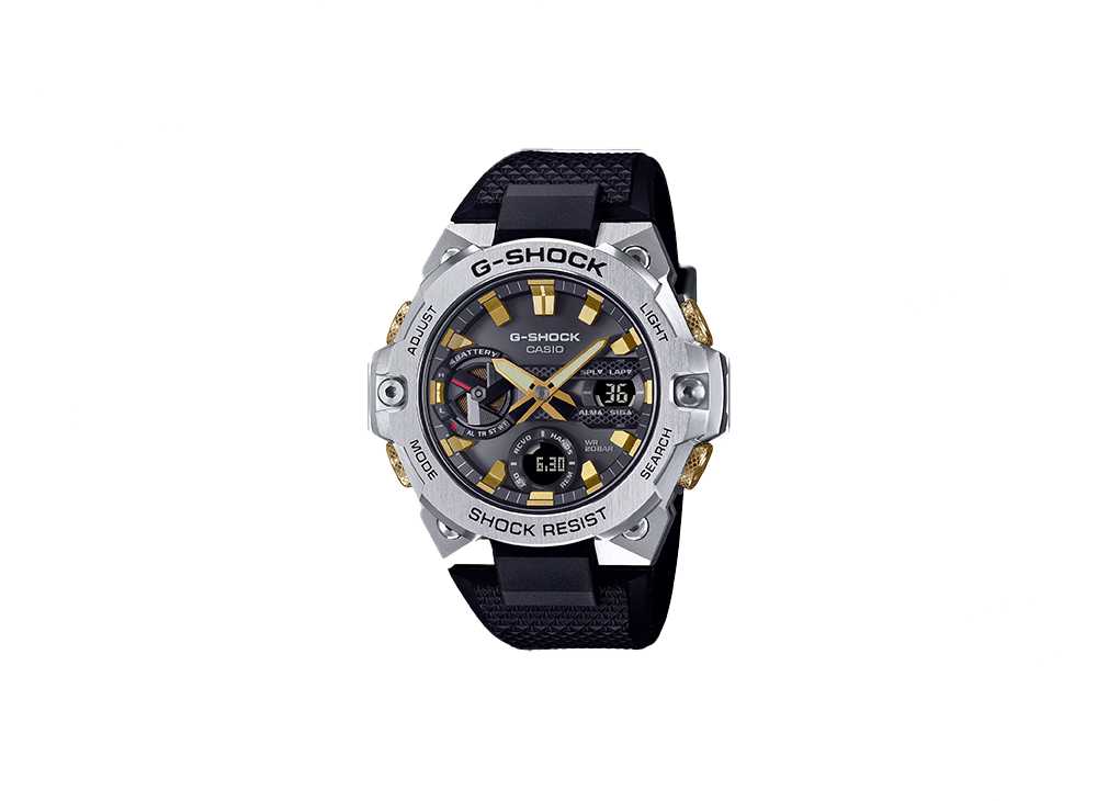 Die G-Shock G-Steel GST-B400CX-1AJR von Casio: Eine Fusion aus Stil und Robustheit Erkunden Sie das robuste Design der neuesten G-Shock G-Steel von Casio: GST-B400CX-1AJR