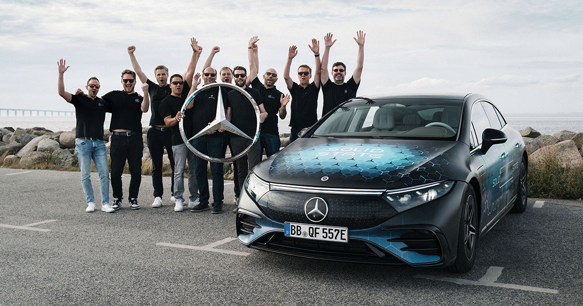 Mercedes-Benz EQS: Experimentelle Batterie eröffnet die Zukunft der Technologie