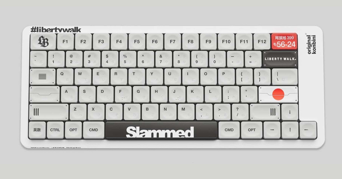 Claviaturna Moda: So sieht die Neuheit von Original Konbini und Liberty Walk aus Samurai-Schick: Ein Blick auf die Original Konbini x Liberty Walk Tastatur