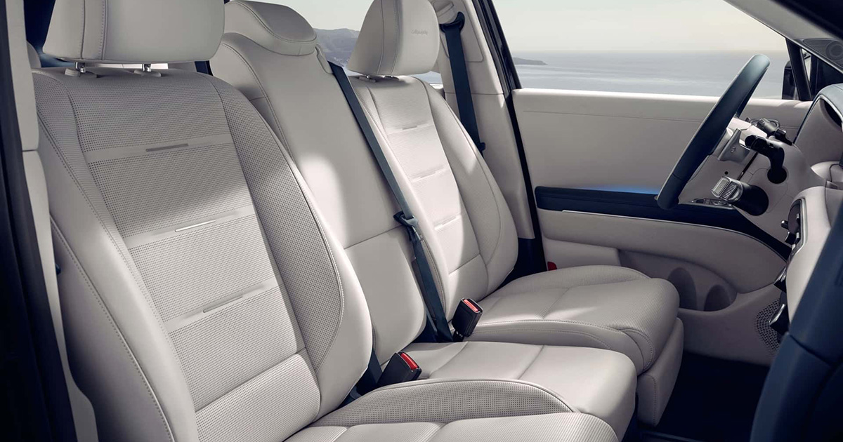 Geräumig und komfortabel: Dreisitzige vordere Reihe im neuen Hyundai Palisade Die nächste Generation des Hyundai Palisade erhält eine dreisitzige erste Sitzreihe