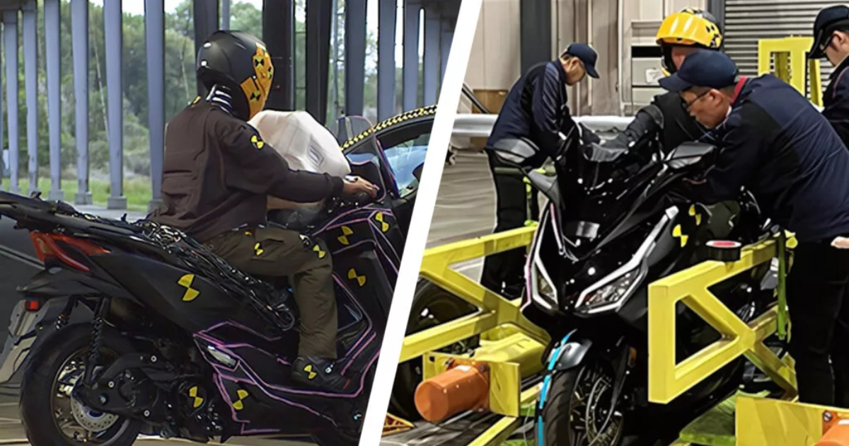 Eine Revolution in der Sicherheit: Test eines Luftkissens für Biker Extremer Test: Motorradairbag in Aktion