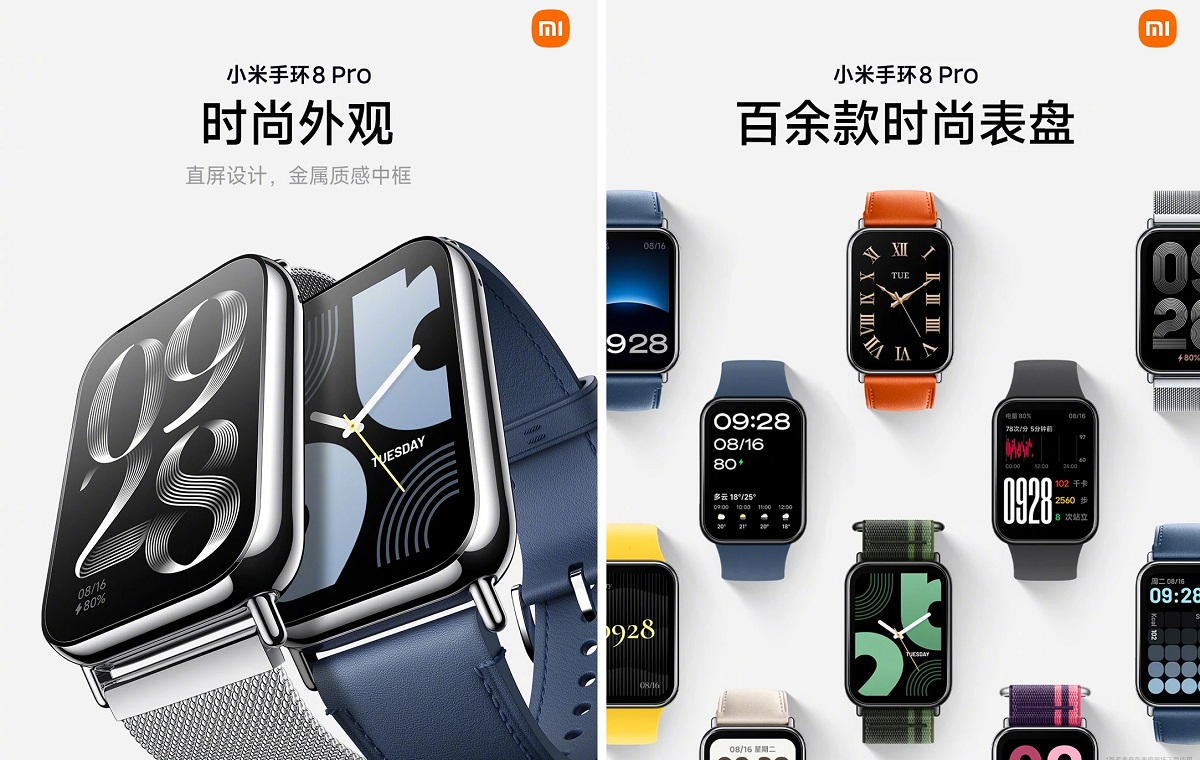 Xiaomi hat das Smart Band 8 Pro mit großem AMOLED-Display, GPS, NFC, 5ATM Wasserschutz und Unterstützung für mehr als 150 Sportmodi zu einem Preis von $55 vorgestellt Xiaomi hat das Smart Band 8 Pro mit großem AMOLED-Display, GPS, NFC, 5ATM Wasserschutz und Unterstützung für mehr als 150 Sportmodi zu einem Preis von $55 vorgestellt