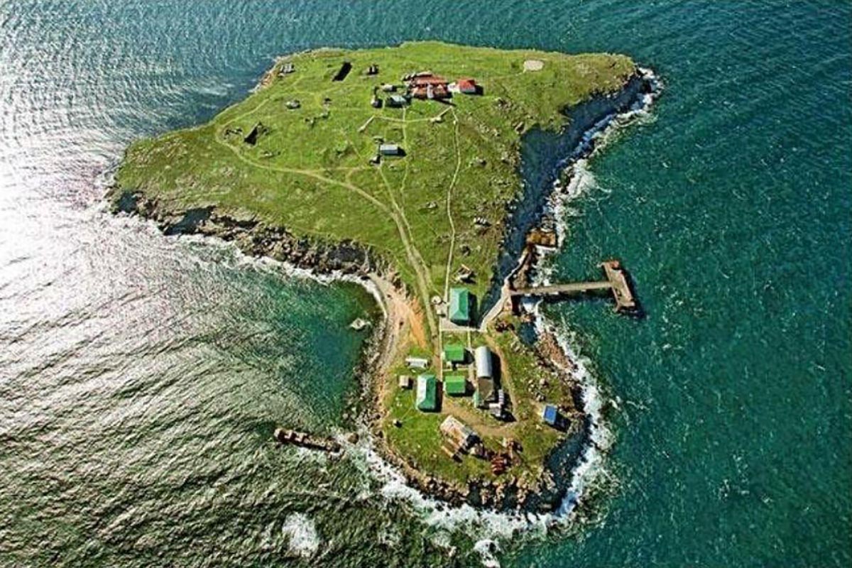 Streitkräfte der Ukraine zerstörten den Pantsir-S1-Komplex, Radar und Fahrzeuge auf Zmeiny - das erste Satellitenbild der Insel wurde veröffentlicht