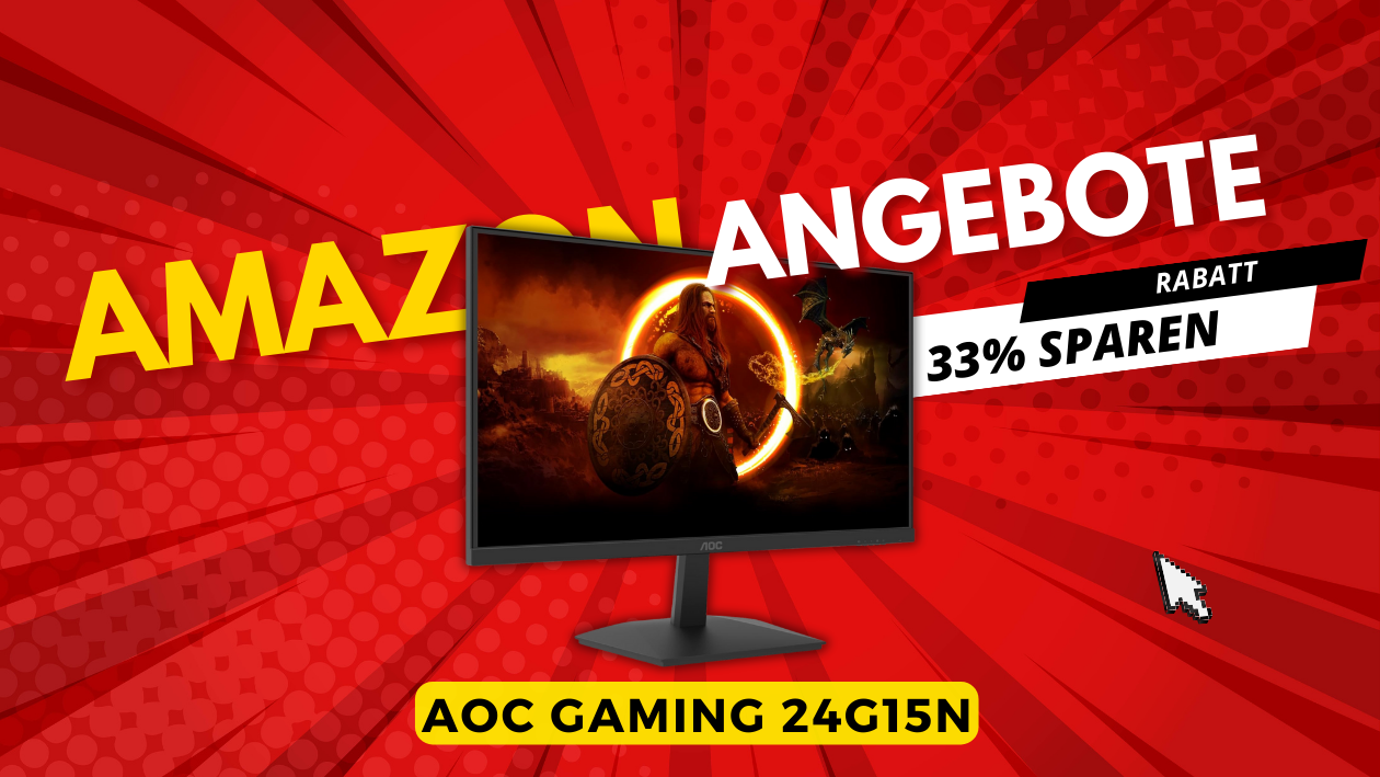 Neues Rabatt-Banner für AOC Gaming 24G15N enthüllt: Top-Deal für Spielbegeisterte Schnappen Sie sich den AOC Gaming 24G15N: Exklusive Rabatt-Aktion startet bald!