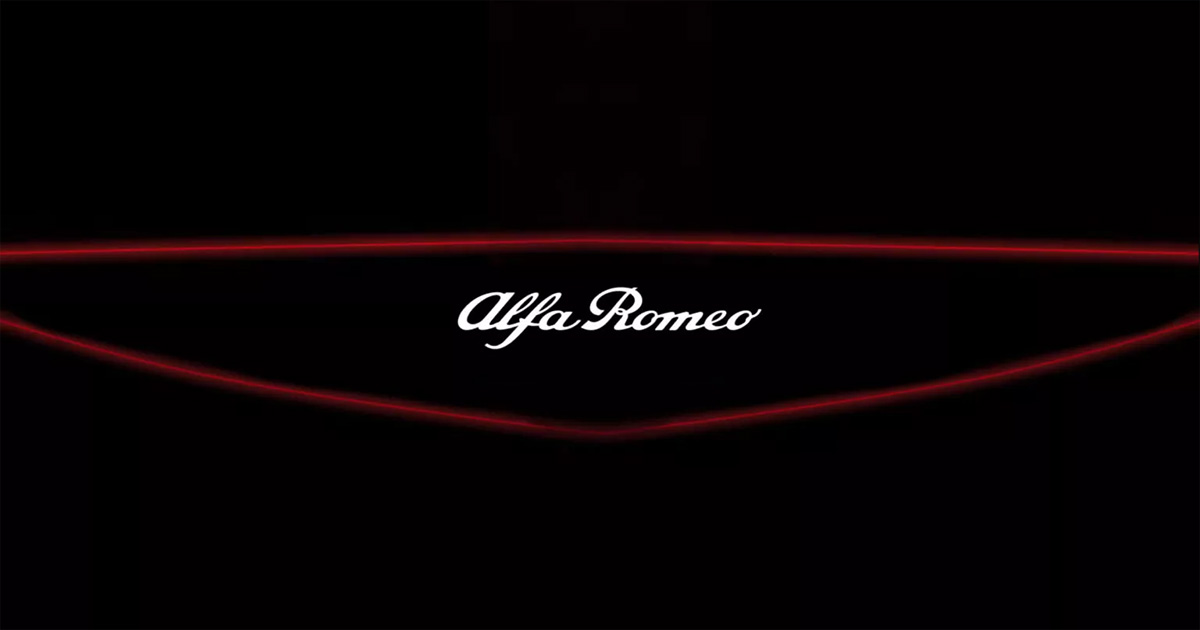 Technik und Stil: die neue Lichtsignatur von Alfa Romeo Alfa Romeo stellt ein neues Produkt vor: eine leuchtende Signatur im Design