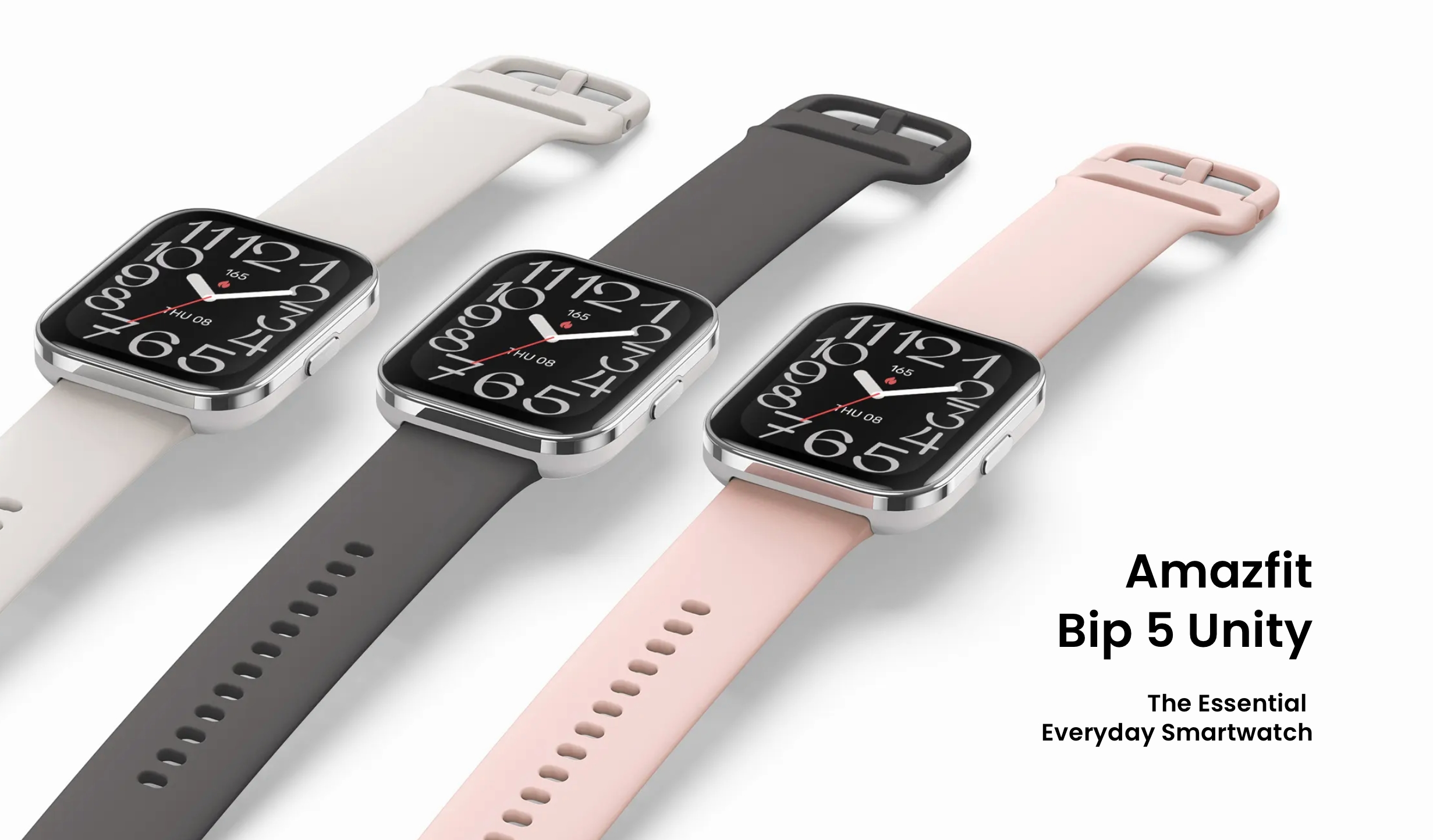 Amazfit Bip 5 Unity: 1,91-Zoll-LCD-Display, IP68-zertifiziertes Edelstahlgehäuse und Unterstützung für über 120 Modi für $59 Amazfit Bip 5 Unity: 1,91-Zoll-LCD-Display, IP68-zertifiziertes Edelstahlgehäuse und Unterstützung für über 120 Modi für $59