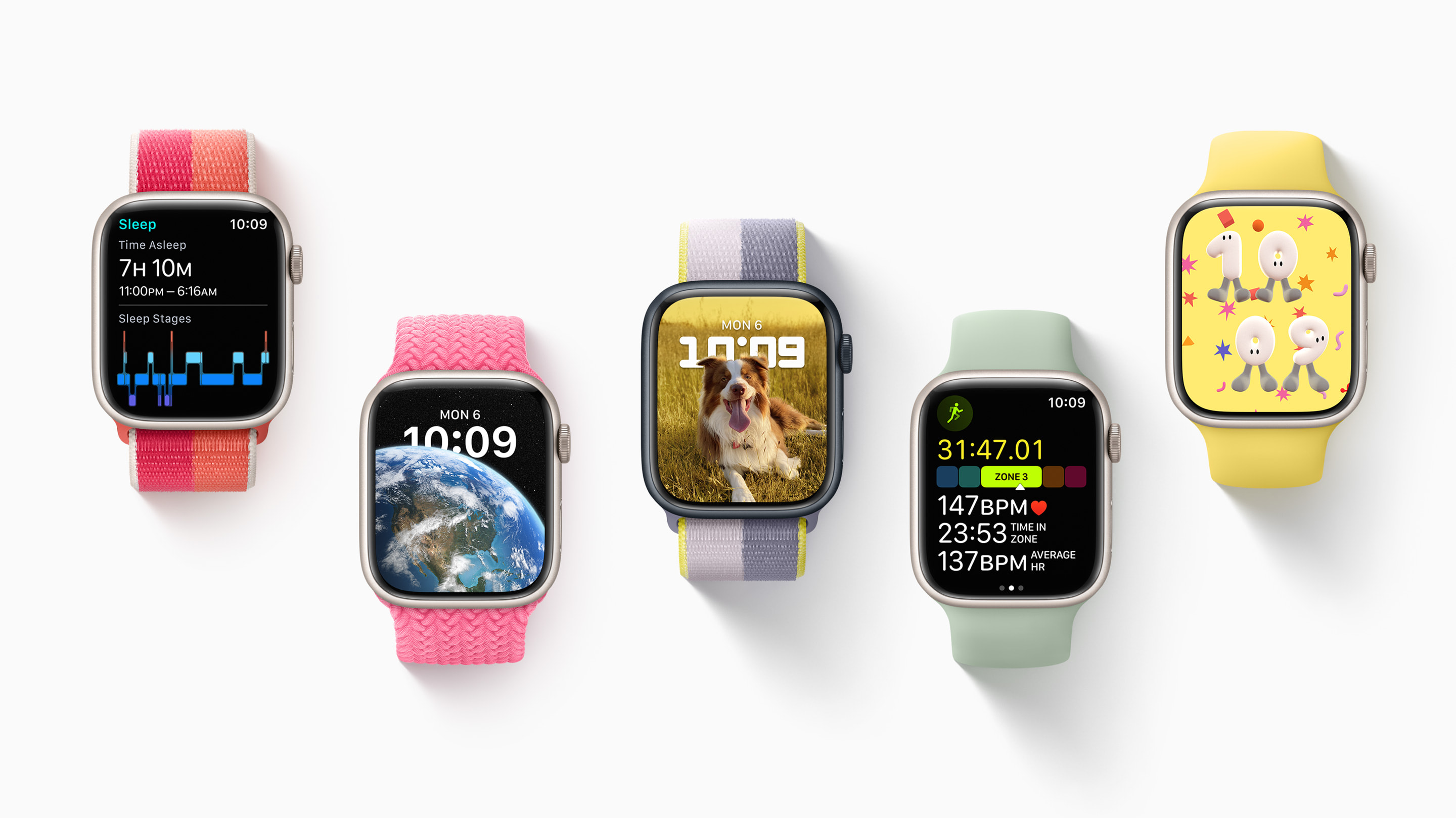 watchOS 9: Neue Zifferblätter, aktualisierte Trainings-App, verbesserte Schlafüberwachung und Medikation